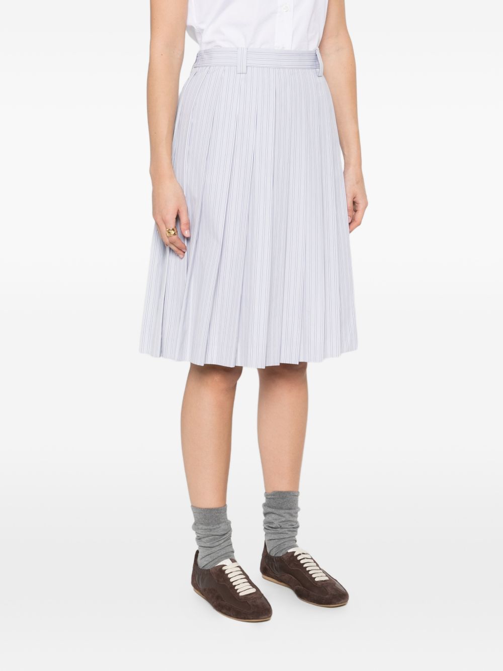 Miu Miu Women Cotton Midi Skirt MIU MIU