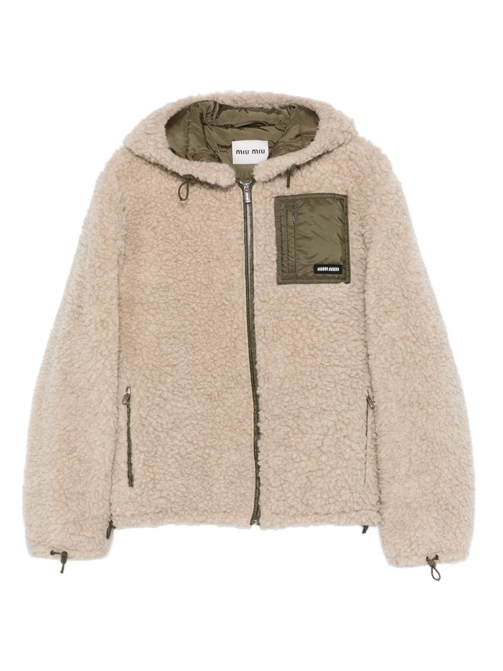 Miu Miu Women Teddy Blouson Jacket