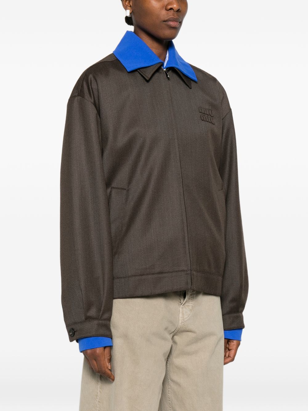 Miu Miu Women Nylon Blouson Jacket MIU MIU