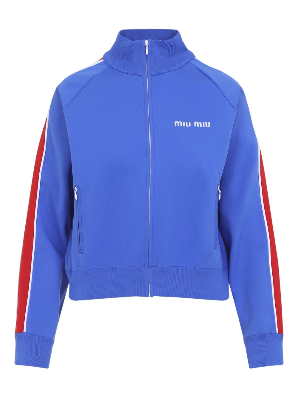 Miu Miu Women Logo Nylon Cardigan