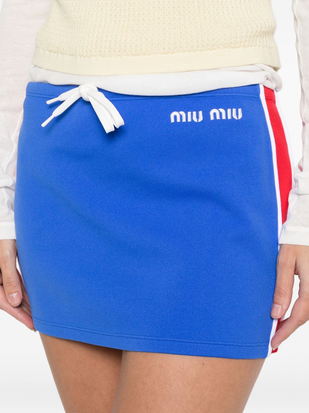 Miu Miu Women Nylon Mini Skirt MIU MIU