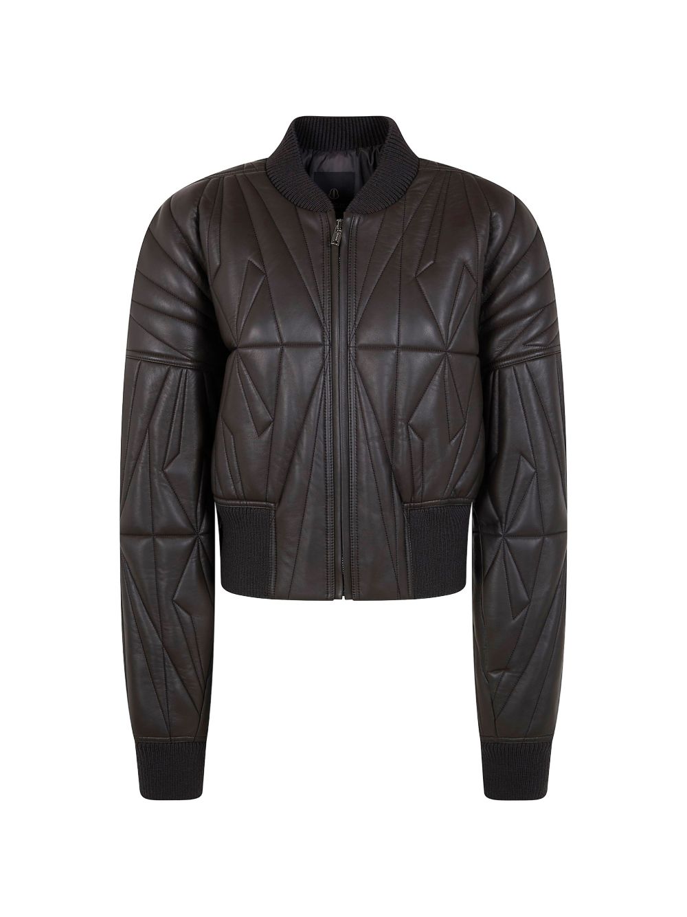 Moncler + Rick Owens Women Leather Bomber Jacket MONCLER