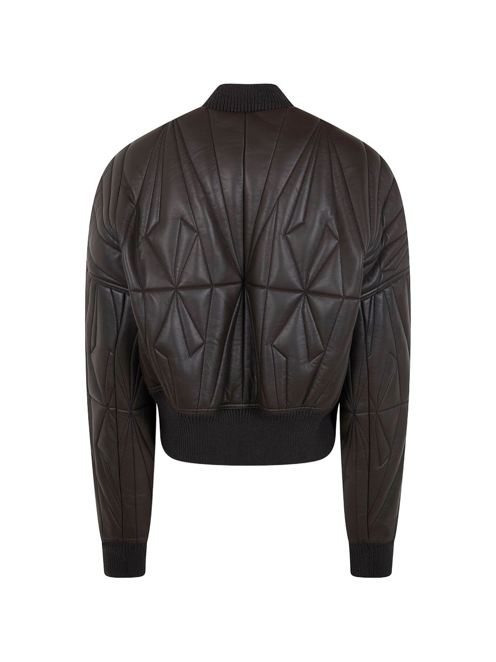 Moncler + Rick Owens Women Leather Bomber Jacket MONCLER