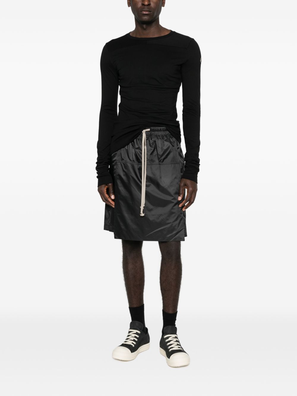 Moncler + Rick Owens Women Nylon Midi Skirt MONCLER