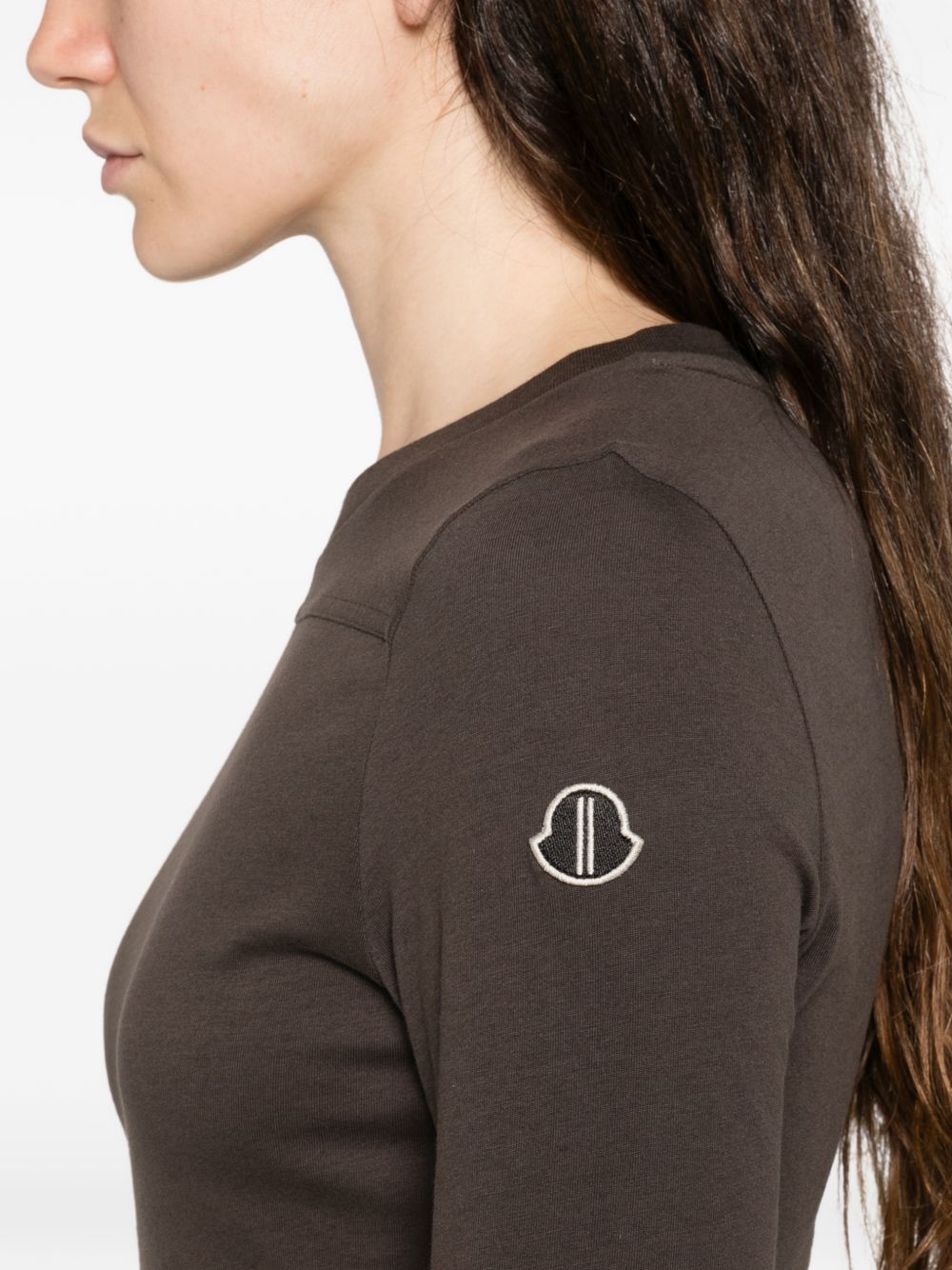 Moncler + Rick Owens Women Cotton Crewneck Sweater MONCLER