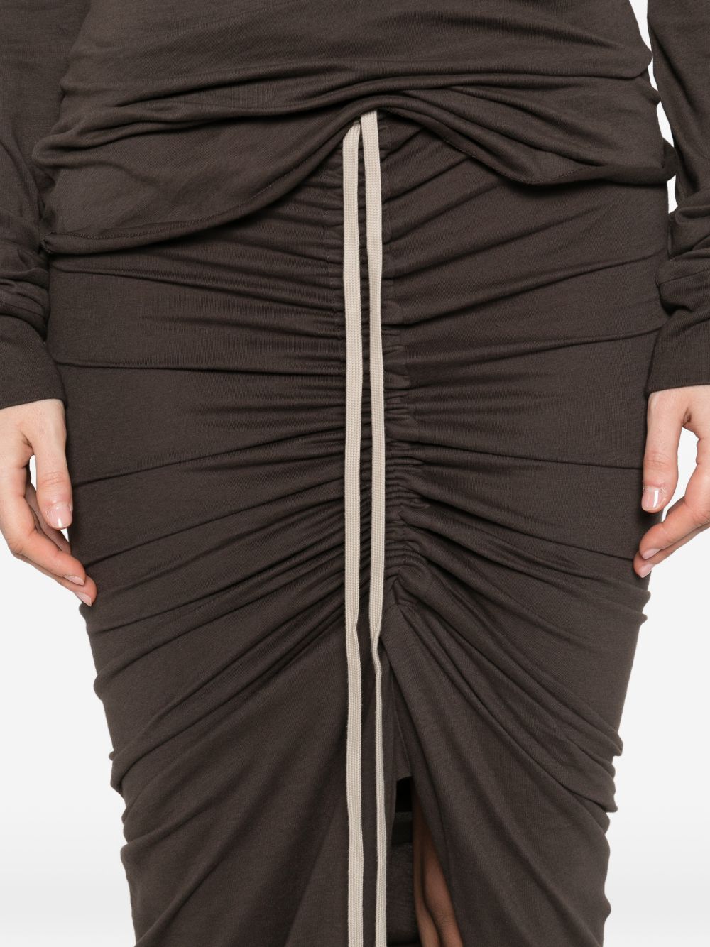 Moncler + Rick Owens Women Cotton Long Skirt MONCLER
