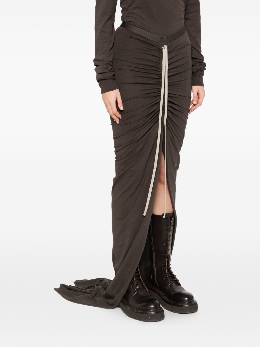 Moncler + Rick Owens Women Cotton Long Skirt MONCLER