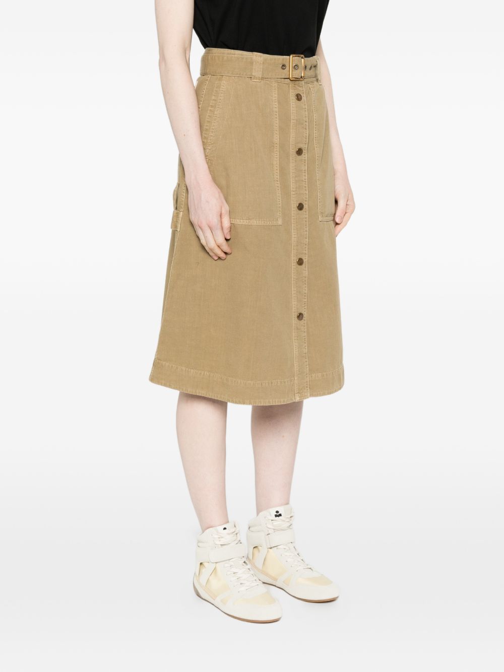 Moncler Women Cotton Long Skirt MONCLER