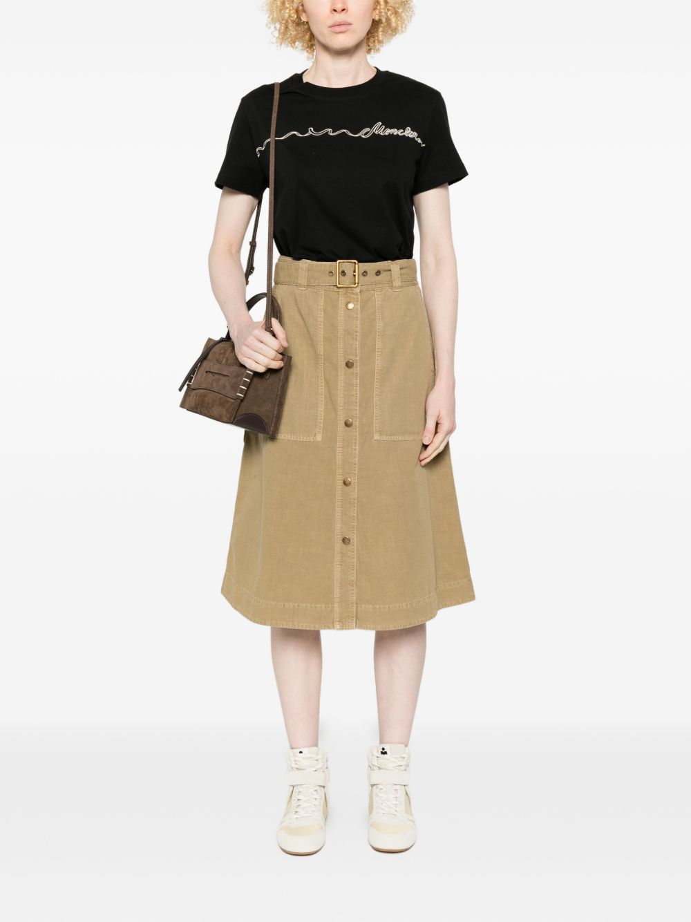 Moncler Women Cotton Long Skirt MONCLER