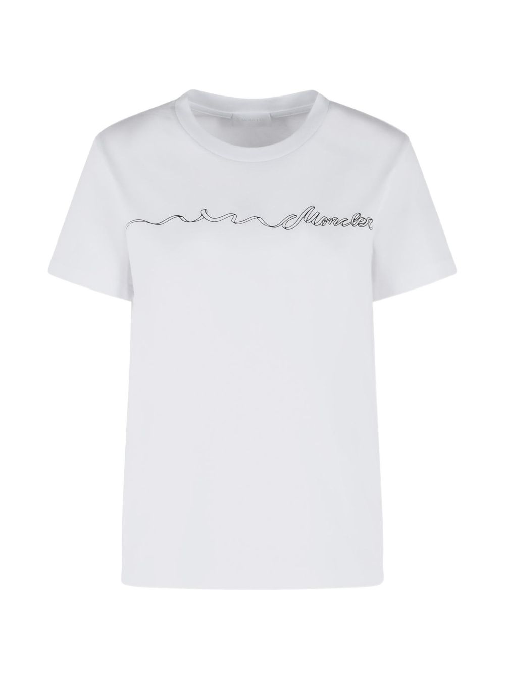 Moncler Women Logo Cotton T-Shirt MONCLER