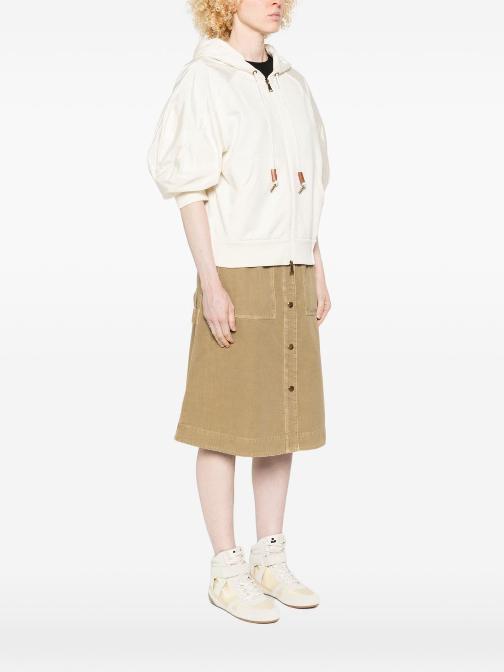 Moncler Women Hooded Cardigan MONCLER