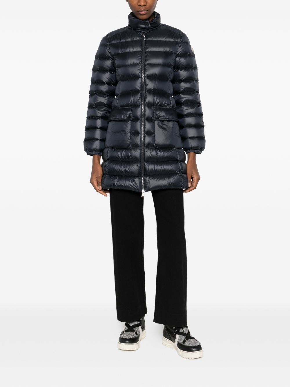 Moncler Women Genet Long Down Jacket