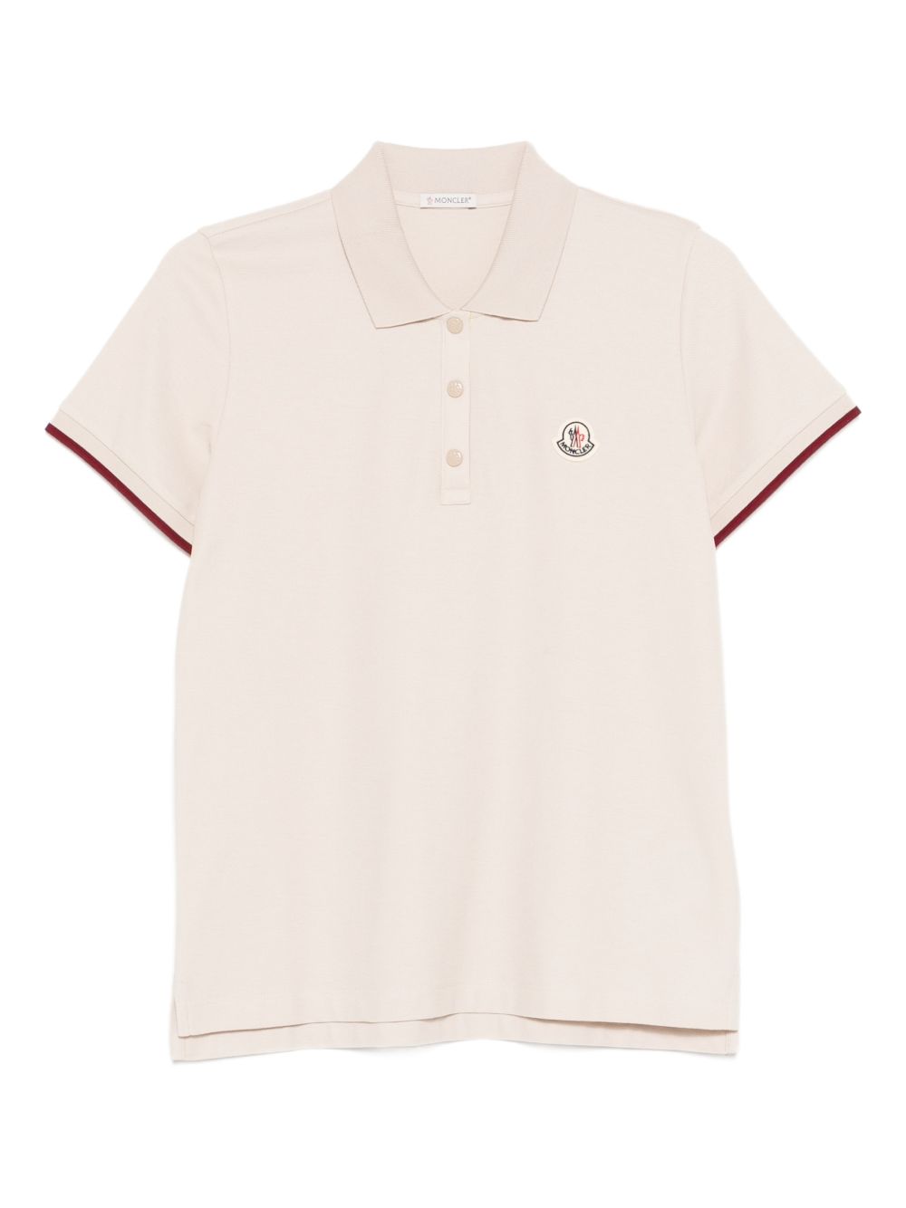 Moncler Women Logo Cotton Polo Shirt MONCLER