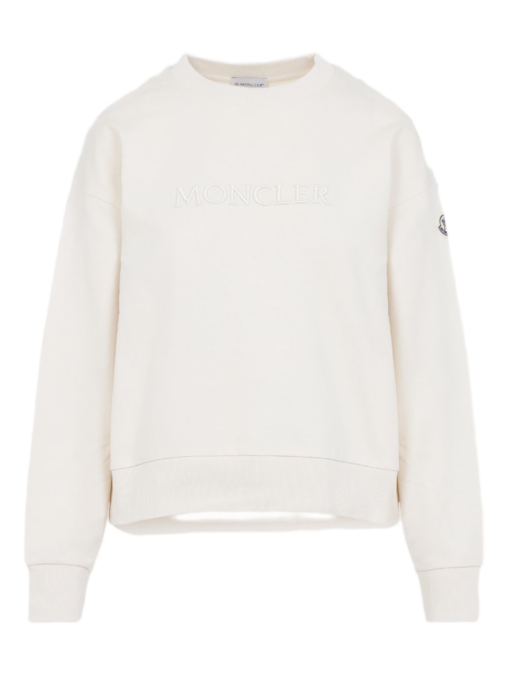 Moncler Women Logo Cotton Sweatshirt MONCLER