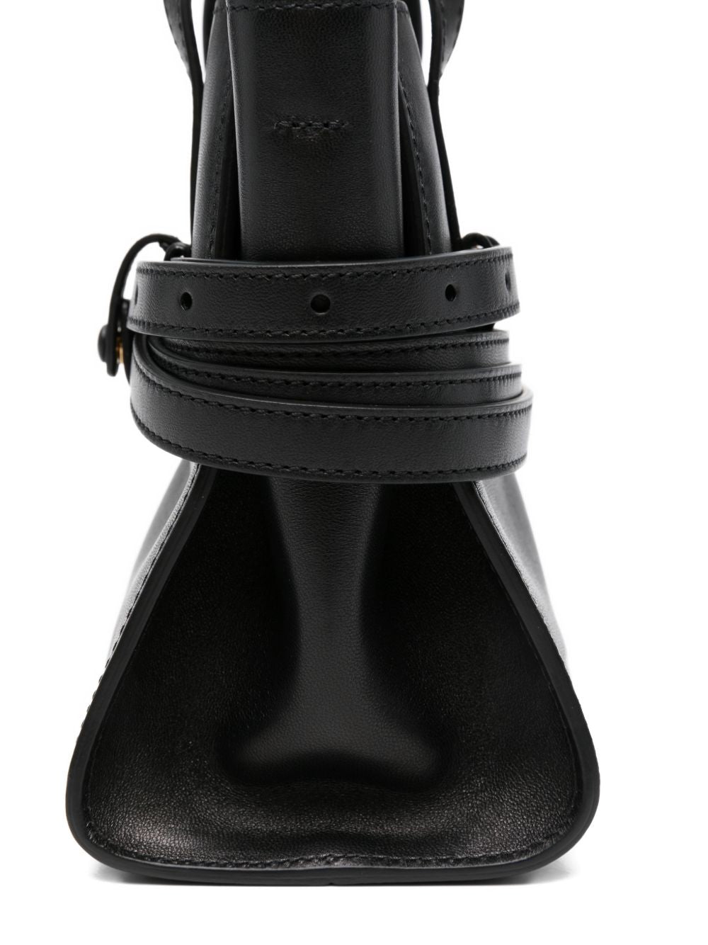 Moschino Women Tie Me Small Leather Handbag