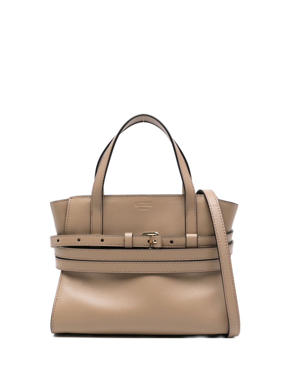 Moschino Women Tie Me Small Leather Handbag
