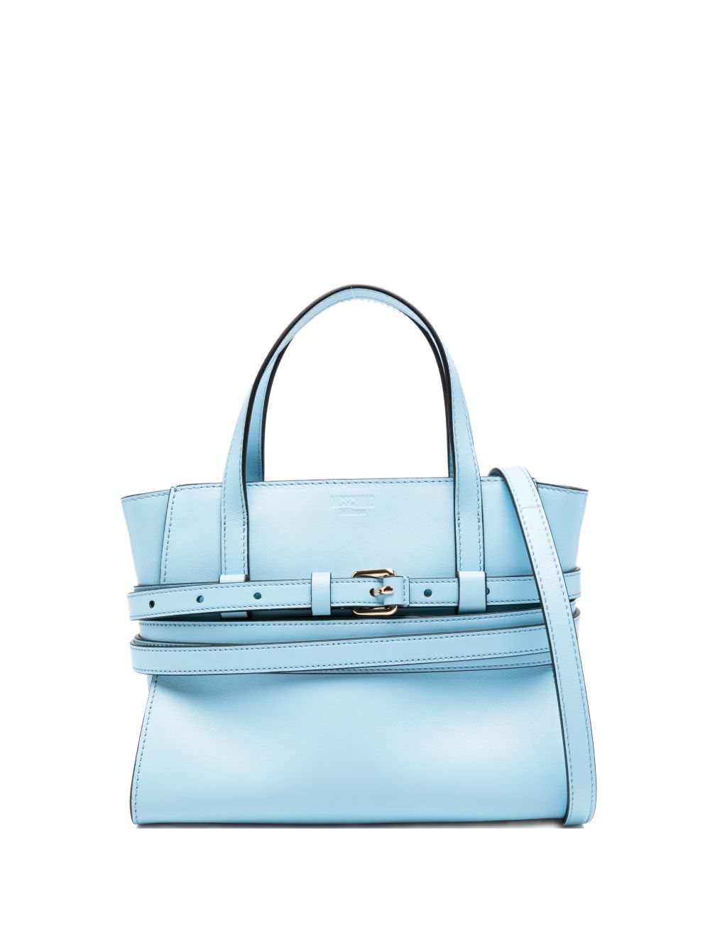 Moschino Women Tie Me Small Leather Handbag MOSCHINO