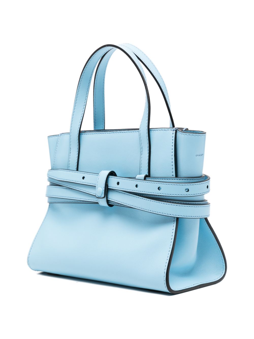 Moschino Women Tie Me Small Leather Handbag MOSCHINO