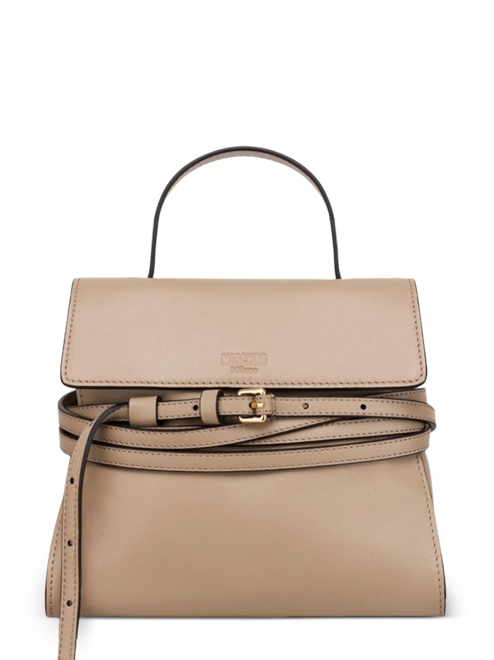 Moschino Women Tie Me Small Leather Handbag MOSCHINO