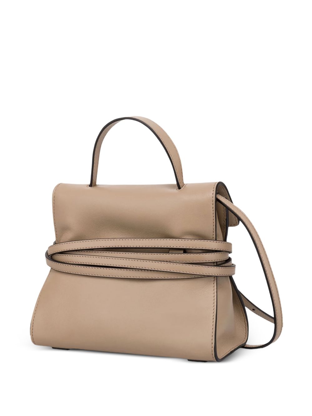 Moschino Women Tie Me Small Leather Handbag MOSCHINO