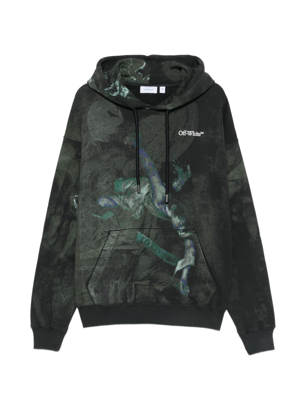 Off-White Men Dark Painting Skate Hoodie OFF-WHITE