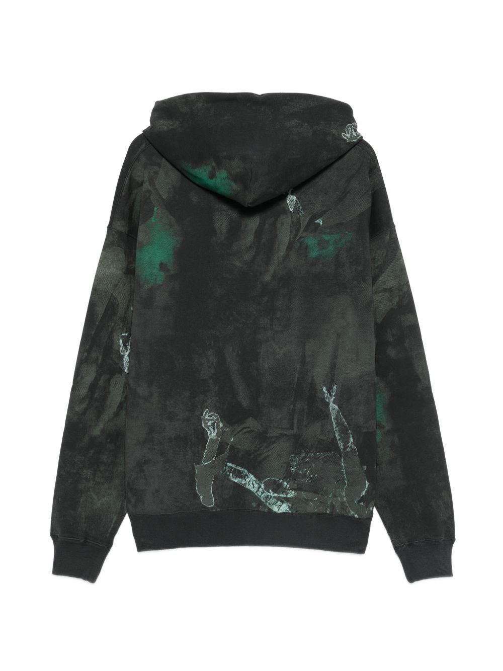 Off-White Men Dark Painting Skate Hoodie OFF-WHITE