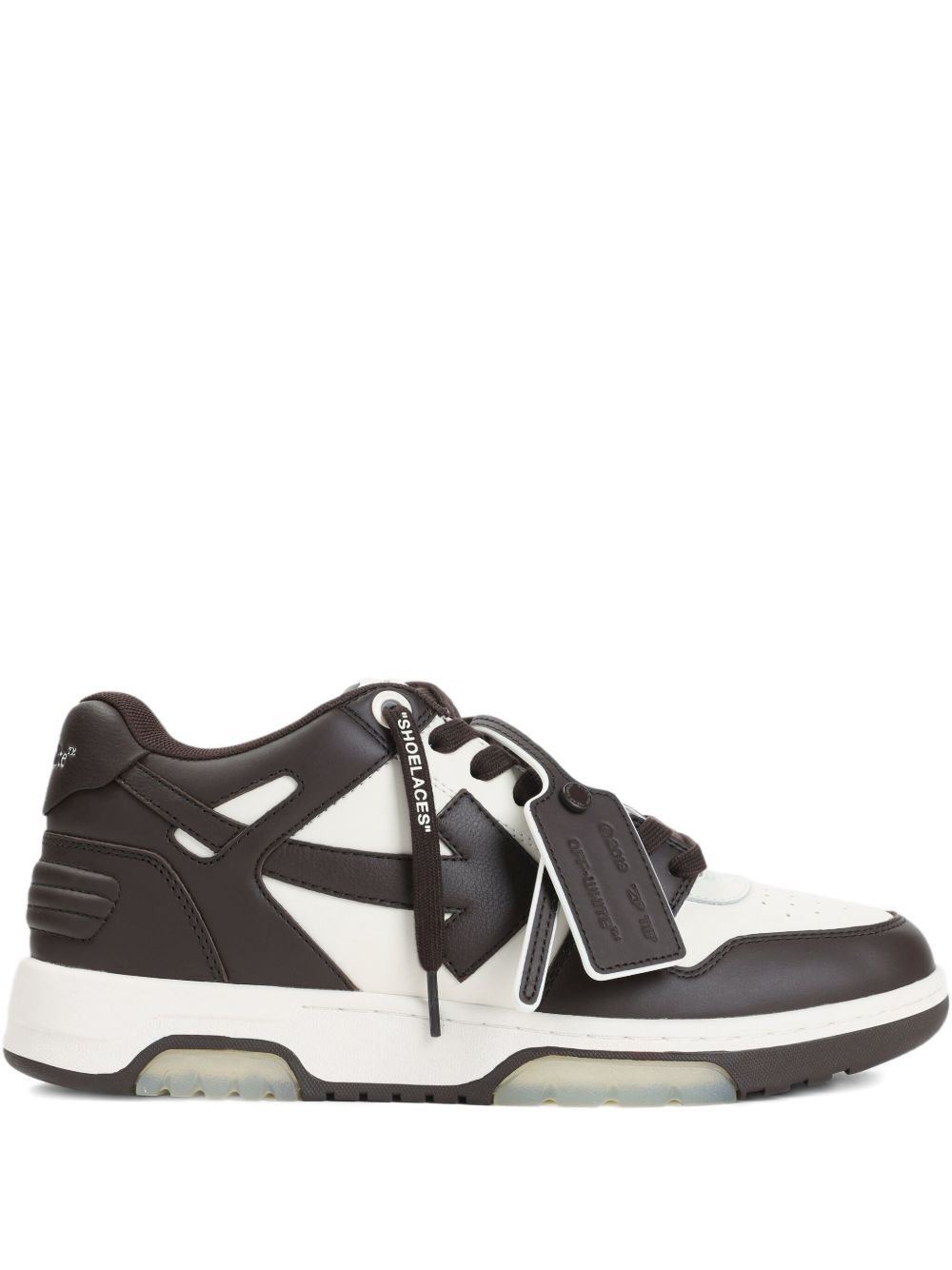 Off-White Men Out Of Office Leather Sneakers OFF-WHITE