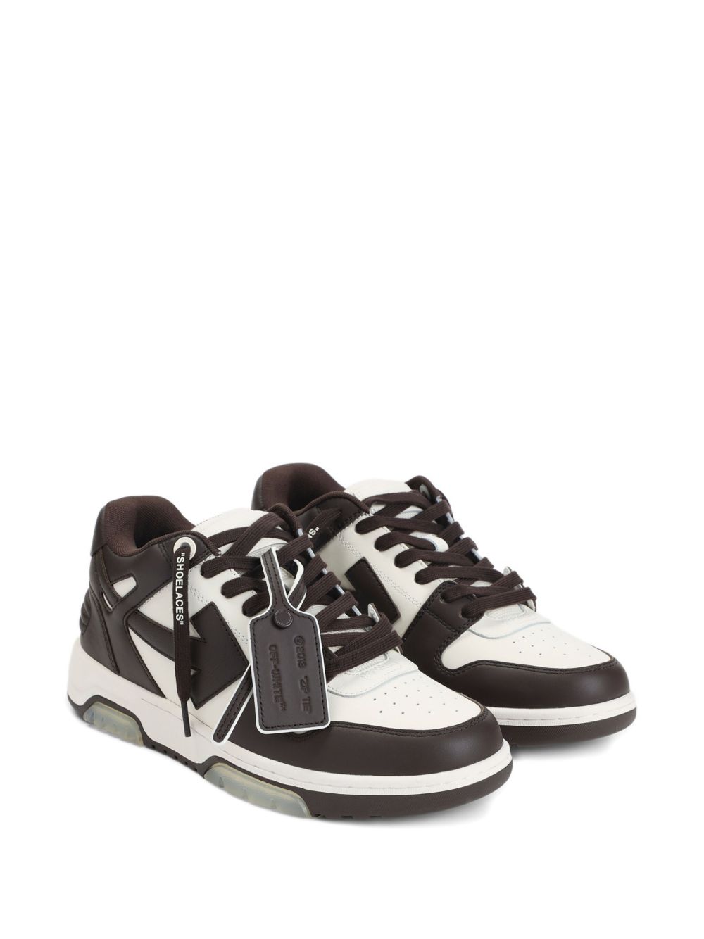 Off-White Men Out Of Office Leather Sneakers OFF-WHITE