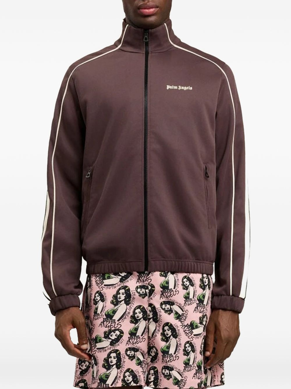 Palm Angels Men Logo Track Top PALM ANGELS