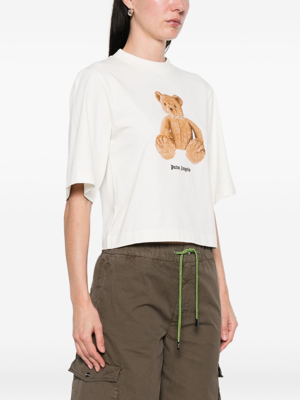 Palm Angels Women Bear Cotton T-Shirt PALM ANGELS
