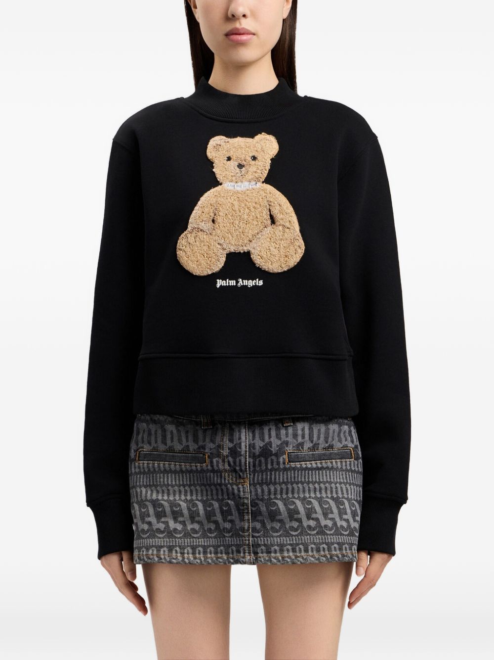 Palm Angels Women Bear Crewneck Sweatshirt PALM ANGELS
