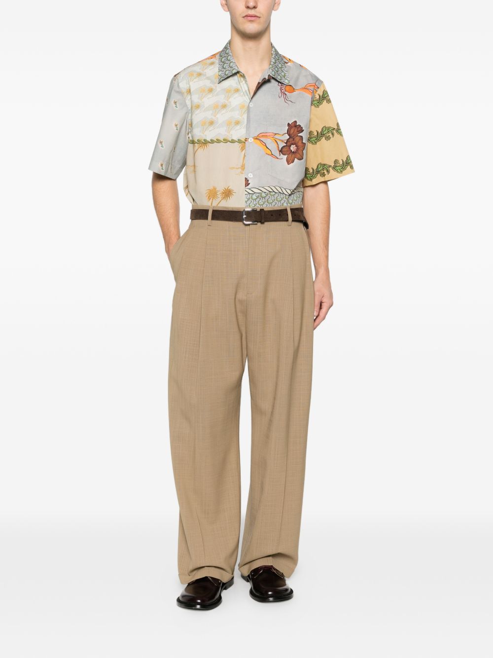 Paul Smith Men Printed Cotton Shirt PAUL SMITH