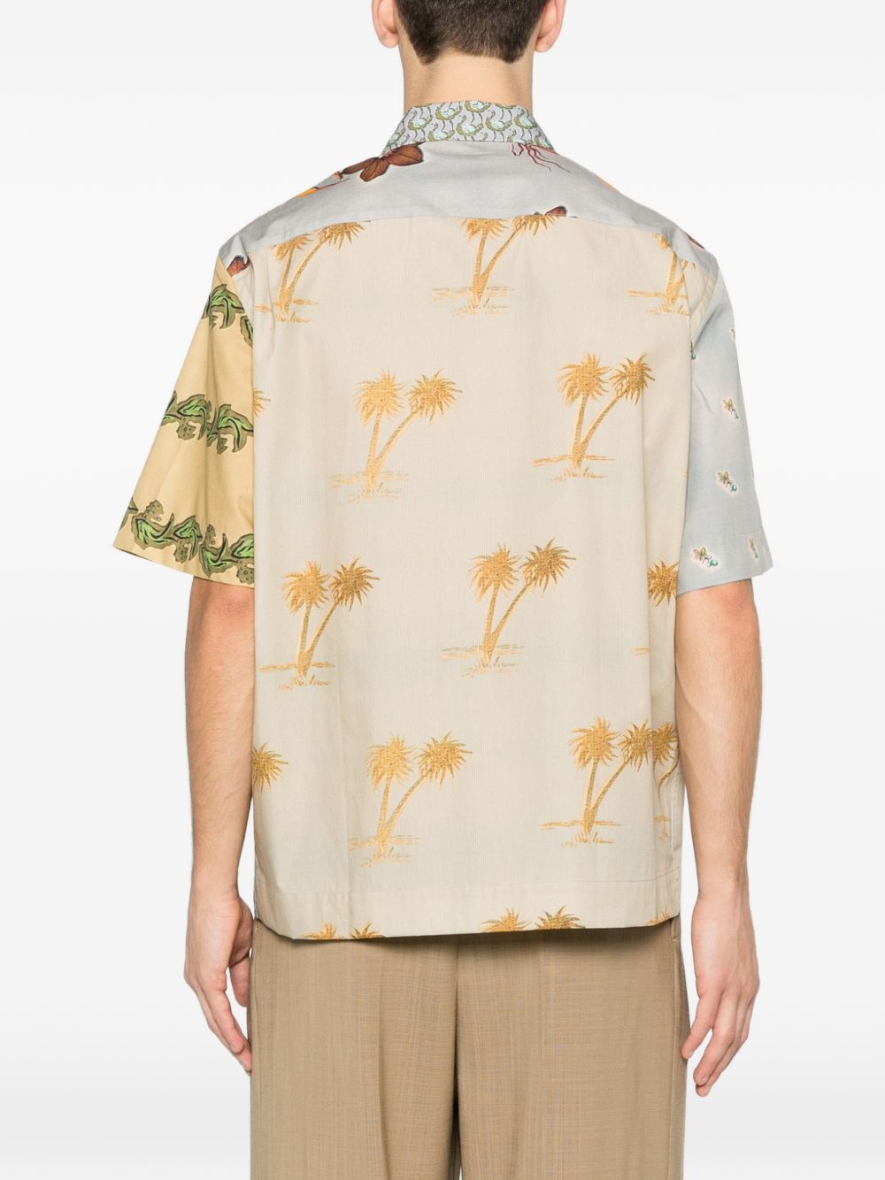 Paul Smith Men Printed Cotton Shirt PAUL SMITH