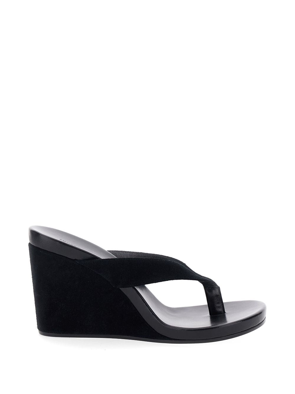 Phoebe Philo Women Round Leather Wedge Sandals PHOEBE PHILO