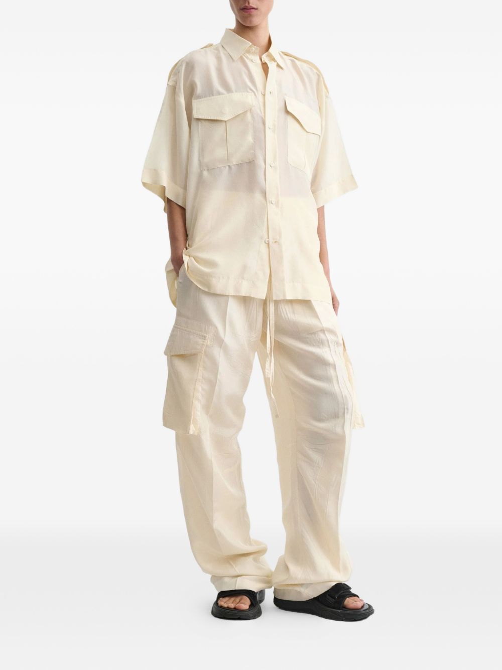 Phoebe Philo Women Silk Trousers PHOEBE PHILO