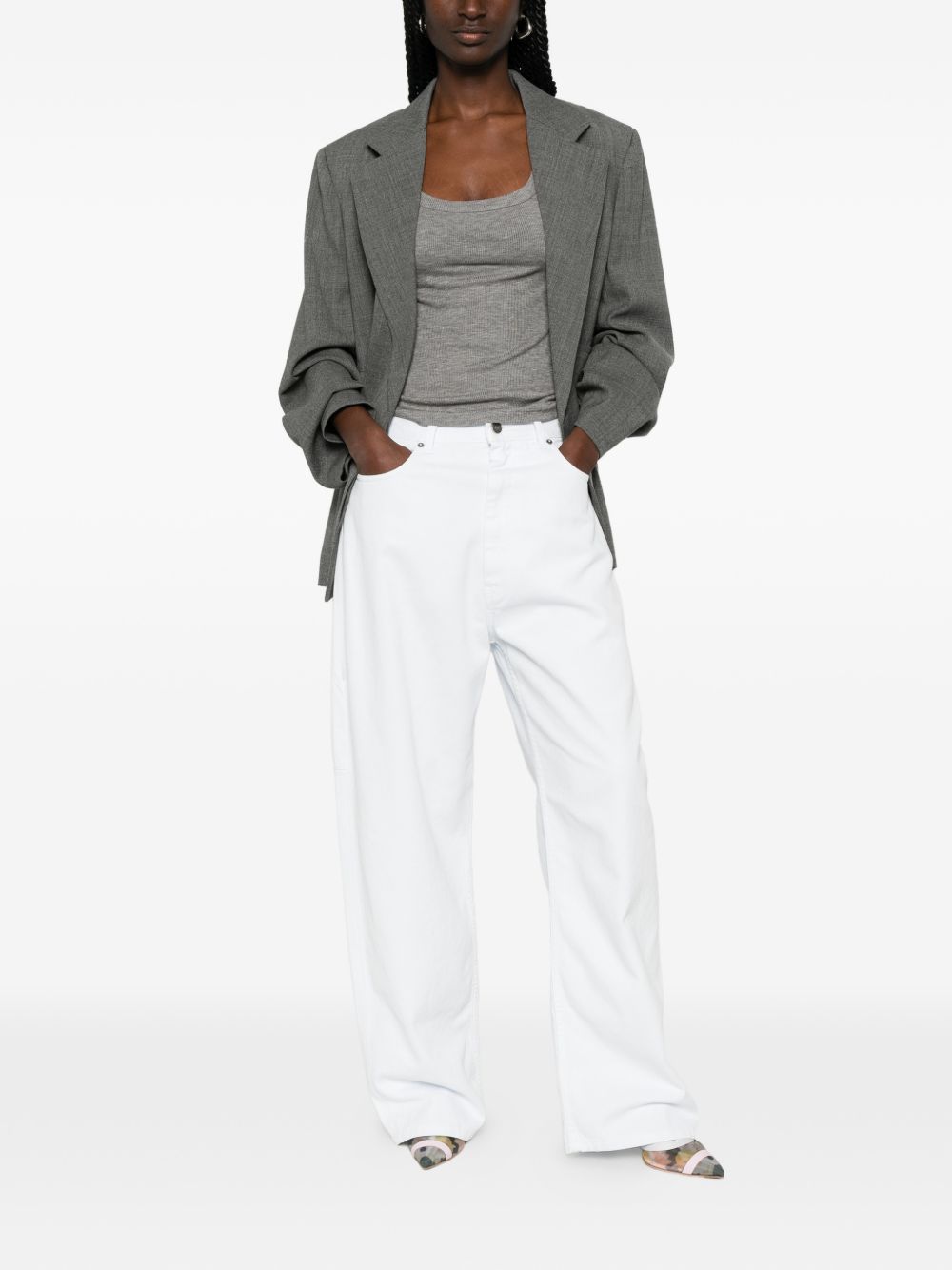 Phoebe Philo Women Zipped Denim Jeans PHOEBE PHILO