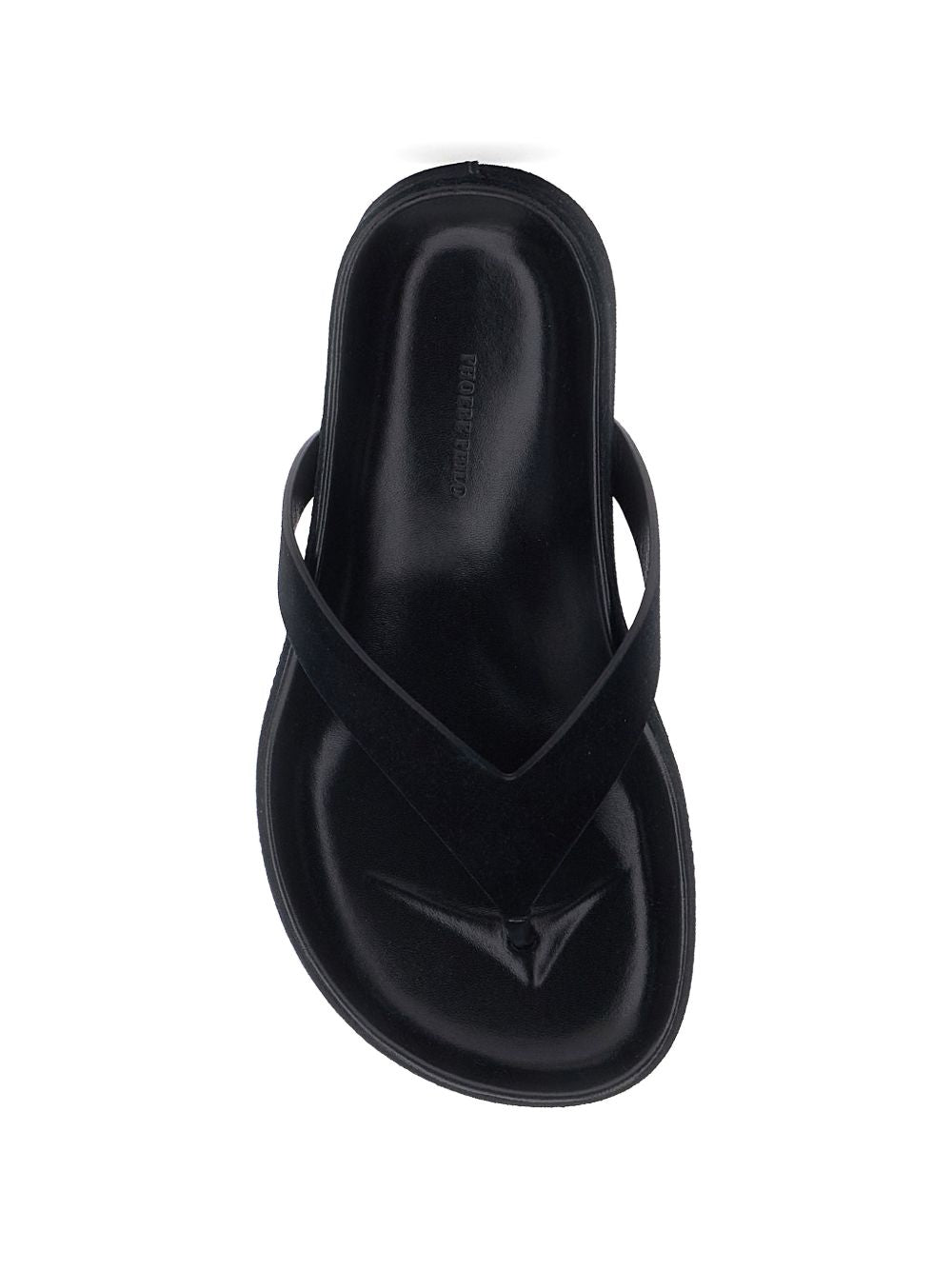 Phoebe Philo Women Round Leather Flip Flops PHOEBE PHILO