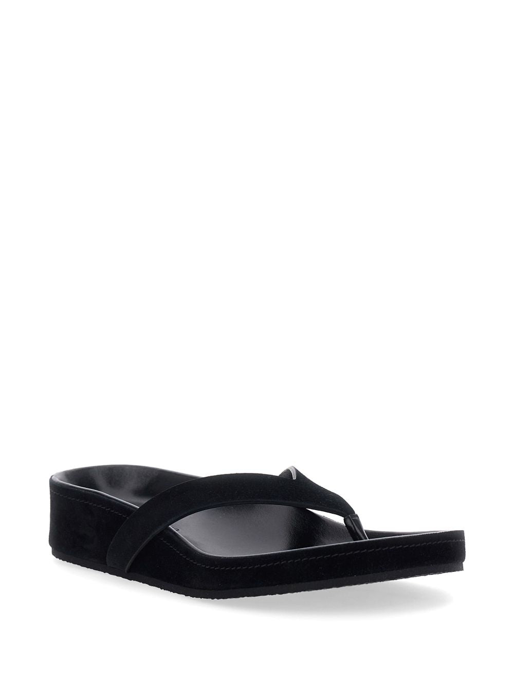Phoebe Philo Women Round Leather Flip Flops PHOEBE PHILO