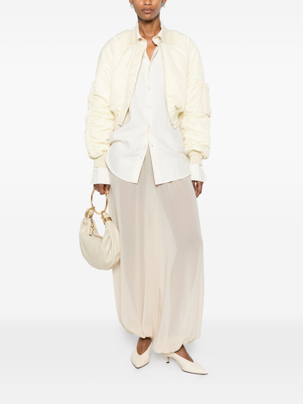 Phoebe Philo Women Recycled Nylon Bomber Jacket PHOEBE PHILO
