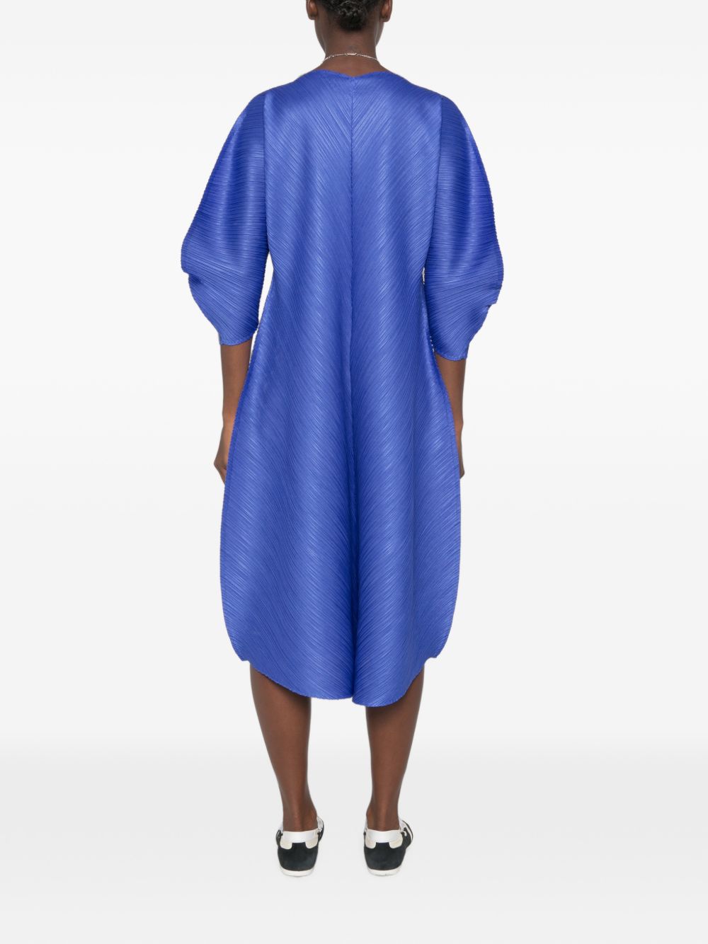 Pleats Please Issey Miyake Women Pleated Long Dress PLEATS PLEASE ISSEY MIYAKE