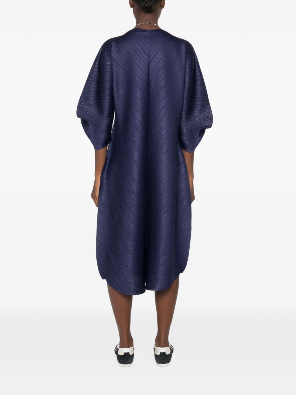 Pleats Please Issey Miyake Women Pleated Long Dress PLEATS PLEASE ISSEY MIYAKE