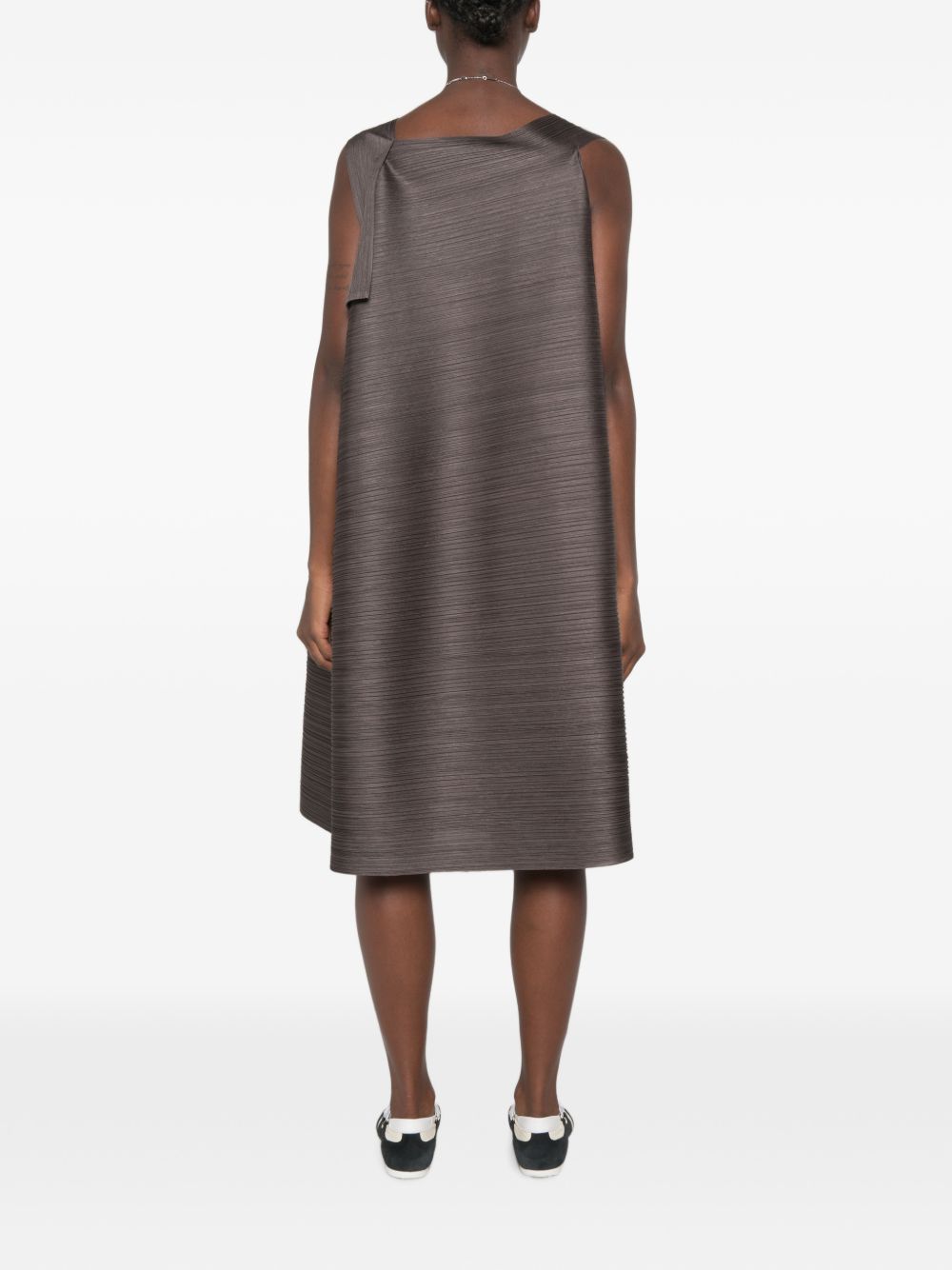 Pleats Please Issey Miyake Women Pleated Midi Dress PLEATS PLEASE ISSEY MIYAKE