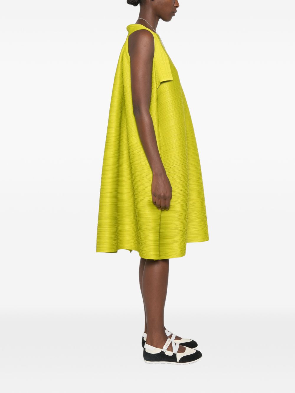 Pleats Please Issey Miyake Women Pleated Midi Dress PLEATS PLEASE ISSEY MIYAKE