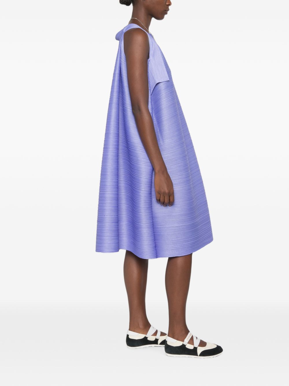 Pleats Please Issey Miyake Women Pleated Midi Dress PLEATS PLEASE ISSEY MIYAKE