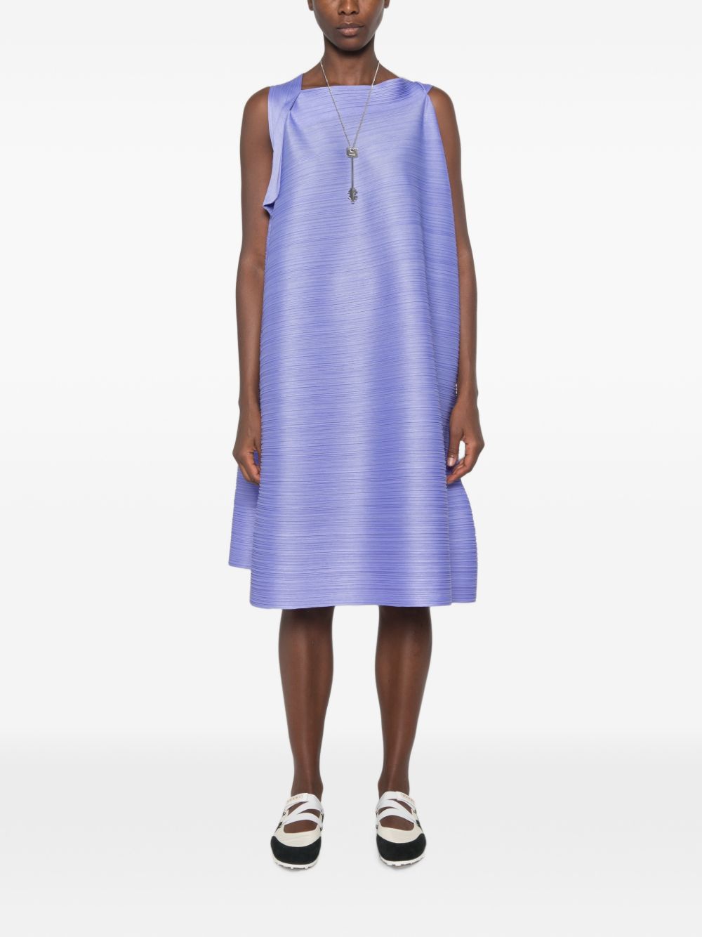 Pleats Please Issey Miyake Women Pleated Midi Dress PLEATS PLEASE ISSEY MIYAKE