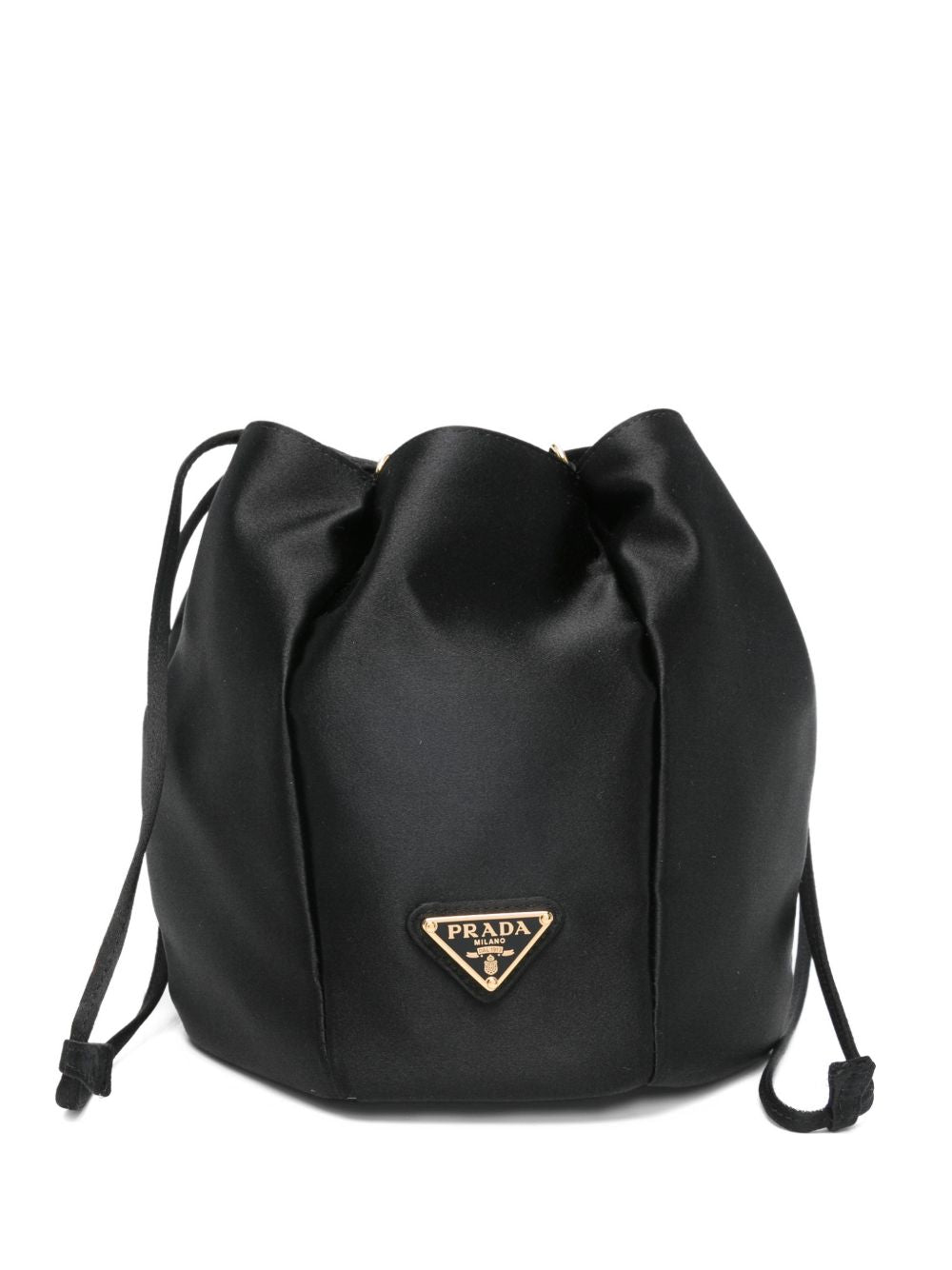 Prada Women Satin Mini Bucket Bag PRADA
