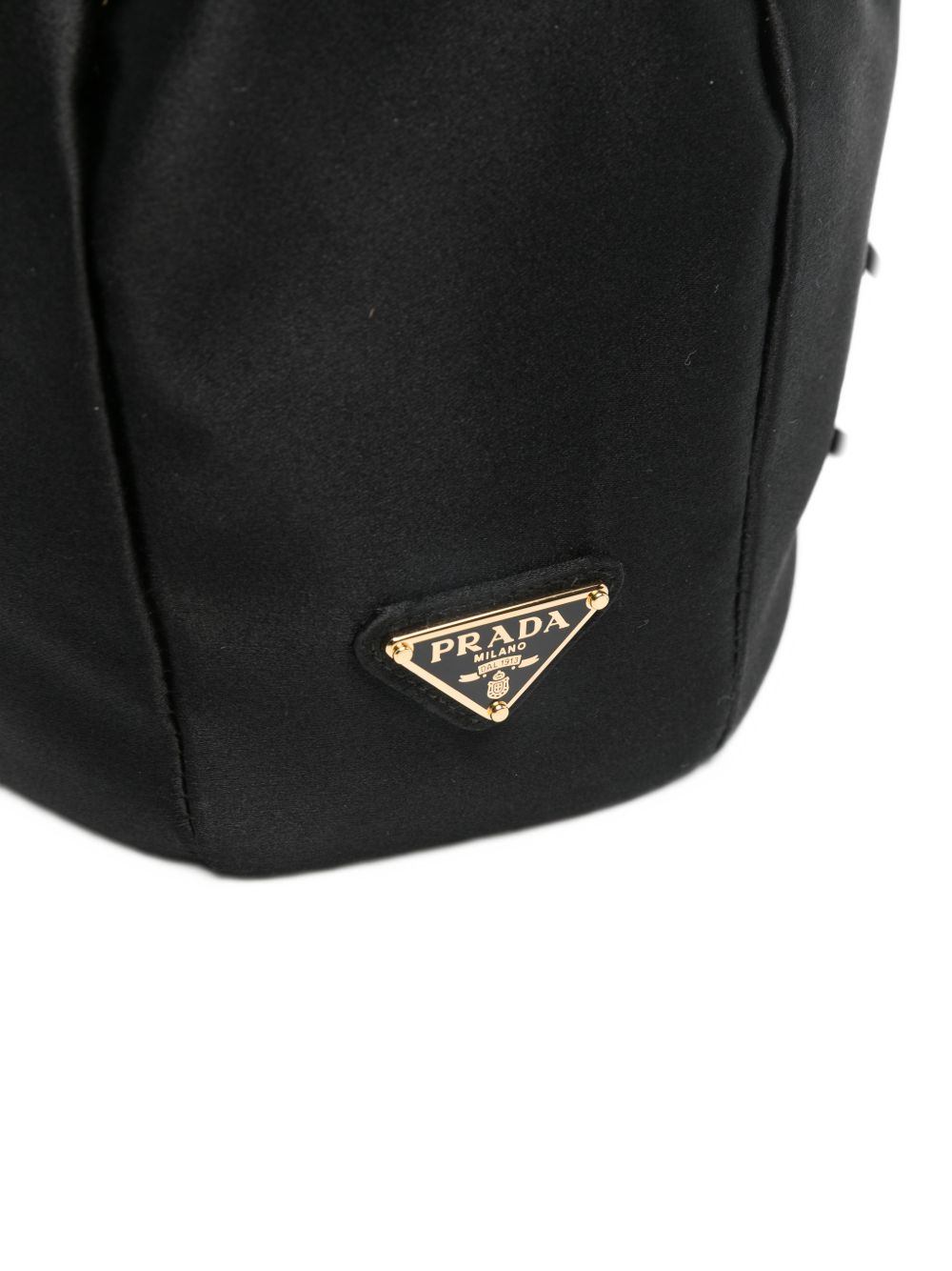 Prada Women Satin Mini Bucket Bag PRADA