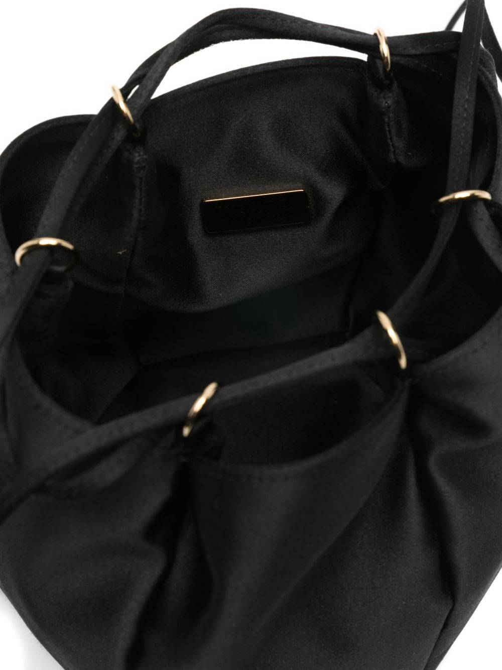 Prada Women Satin Mini Bucket Bag PRADA