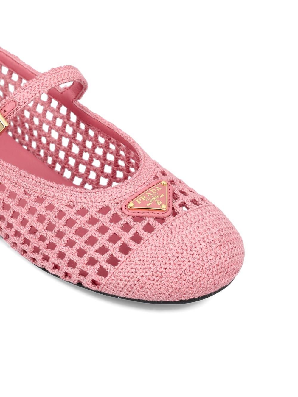 Prada Women Crochet Ballet Flats PRADA