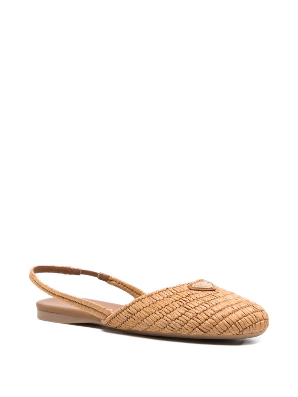 Prada Women Straw Ballet Flats PRADA